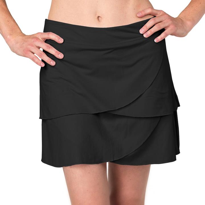 Women's Soybu Petal Yoga Skort, Size: Small, Black