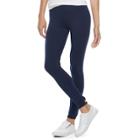 Juniors' So&reg; Lattice Back Leggings, Teens, Size: Xl, Blue (navy)
