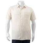 Big & Tall Croft & Barrow&reg; Classic-fit Easy-care Microfiber Button-down Shirt, Men's, Size: Xl Tall, Lt Beige