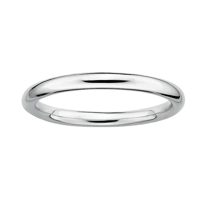Stacks And Stones Sterling Silver Stack Ring, Women's, Size: 9, Grey
