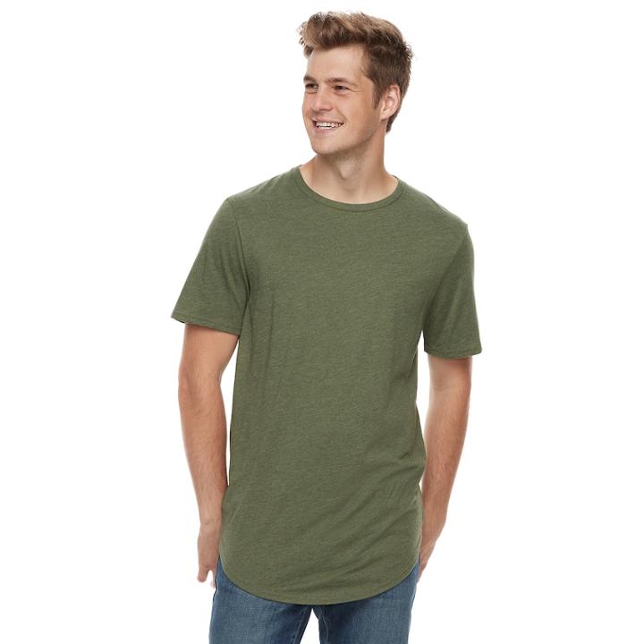 Men's Urban Pipeline&reg; Longline Tee, Size: Xxl, Green