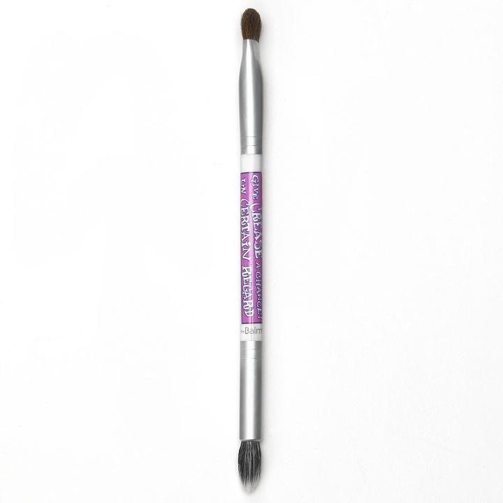 Thebalm Give Crease A Chance Double-ended Eyeshadow Brush, Multicolor