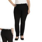Plus Size Lee Easy Fit Straight-leg Jeans, Women's, Size: 16 - Regular, Black