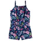 Girls 4-12 Oshkosh B'gosh&reg; Smocked Romper, Size: 4-5, Floral Print