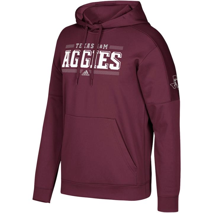 Men's Adidas Texas A & M Aggies Team Issue Climawarm Hoodie, Size: Medium, Red