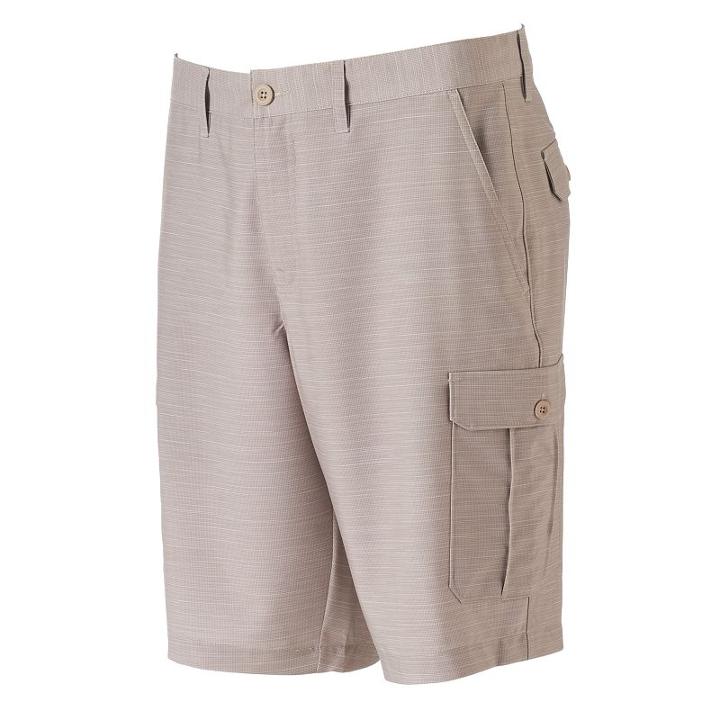Men's Apt. 9&reg; Modern-fit Hybrid Stretch Cargo Shorts, Size: 38, Med Beige