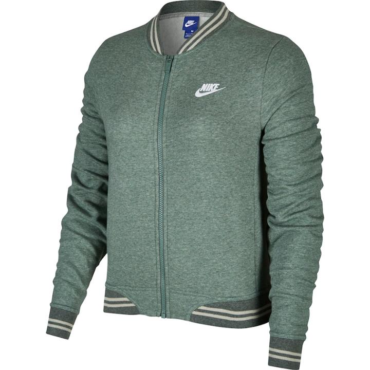 Women's Nike Sportswear Back Graphic Jacket, Size: Medium, Green