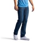 Men's Lee Regular-fit Stretch Straight-leg Jeans, Size: 38x29, Med Blue