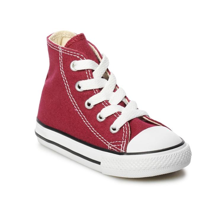 Toddler Converse Chuck Taylor All Star High Top Sneakers, Size: 7 T, Dark Red