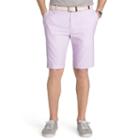 Men's Izod Flat-front Oxford Shorts, Size: 40, Lt Purple