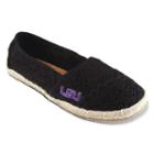 Women's Campus Cruzerz Lsu Tigers Napili Slip-on Shoes, Size: 11, Black