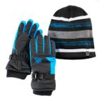 Boys 4-18 Zeroxposur Stealth Beanie & Gloves Set, Size: L-xl, Med Blue