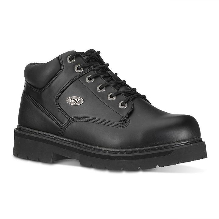 Lugz Warfare Men's Water Resistant Ankle Boots, Size: Medium (9), Black