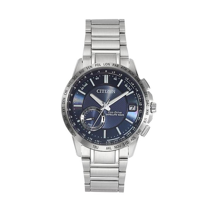 Citizen Eco-drive Men's Satellite Wave Stainless Steel Gps Watch - Cc3000-89l, Grey