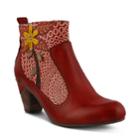 L'artiste By Spring Step Dramatic Women's Ankle Boots, Size: 39, Red