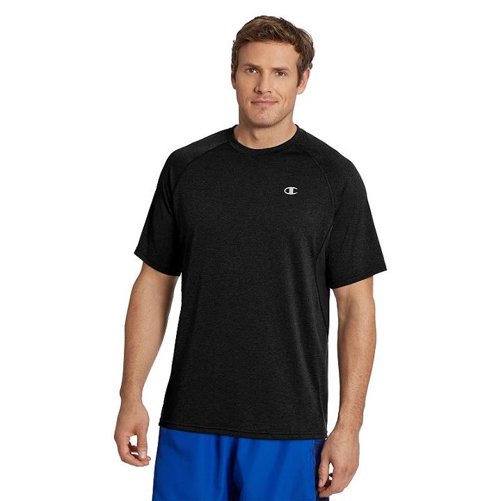 Men's Champion Vapor Heathered Tee, Size: Medium, Natural