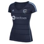 Women's Adidas Sporting Kansas City Finished Fan Tee, Size: Xl, White