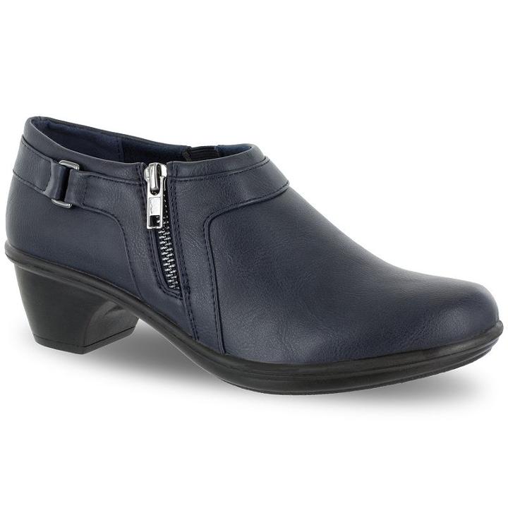 Easy Street Devo Women's Shoes, Size: 11 Ww, Blue (navy)