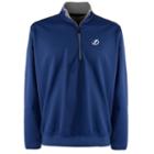 Men's Tampa Bay Lightning 1/4-zip Leader Pullover, Size: Medium, Blue