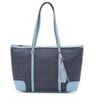 La Diva Sage Denim Shoulder Bag, Women's, Blue