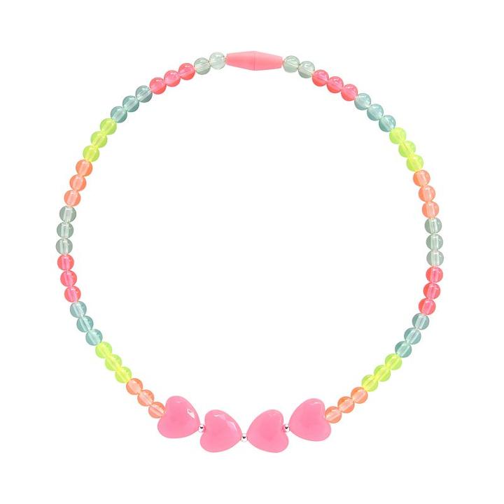 Toddler Girl Carter's Rainbow Hearts Beaded Necklace, Ovrfl Oth