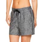 Women's Gaiam Warrior Marled Yoga Shorts, Size: Xs, Oxford