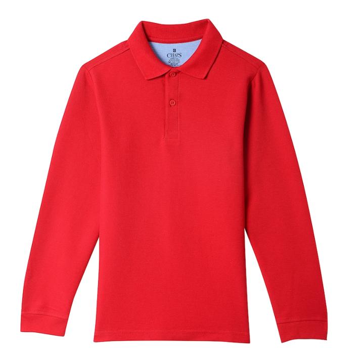 Boys 4-20 Chaps Stretch Polo, Size: 7, Red