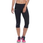 Women's Fila Sport&reg; Mesh Inset Capri Leggings, Size: Medium, Black