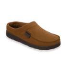 Men's Dearfoams Perforated Microfiber Clog Slippers, Size: Small, Brown
