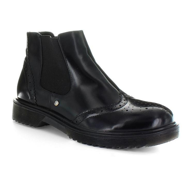 Electric Karma London Women's Chelsea Boots, Girl's, Size: 8.5, Black