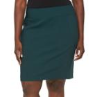 Plus Size Apt. 9&reg; Torie Pencil Skirt, Women's, Size: 16 W, Green