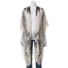Sonoma Goods For Life&trade; Geometric Frayed Ruana, Women's, Natural