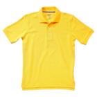 Husky Boys 4-20 French Toast School Uniform Short-sleeve Pique Polo, Boy's, Size: 14-16husky, Drk Yellow