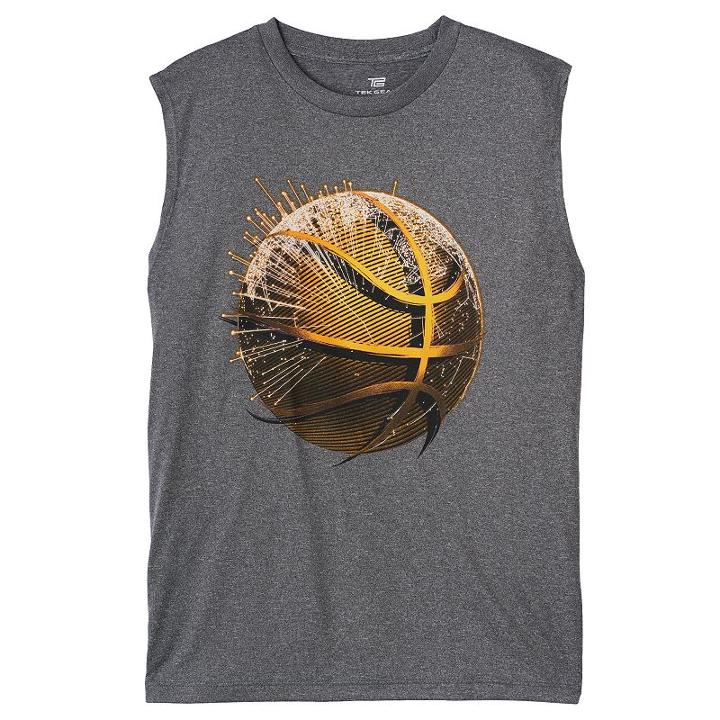 Boys 8-20 Tek Gear&reg; Basketball Muscle Tee, Boy's, Size: Xl, Grey Other