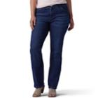 Plus Size Lee Flex Motion Regular Fit Straight-leg Jeans, Women's, Size: 16w T/l, Blue