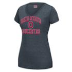 Women's Ohio State Buckeyes Grand Slam Tee, Size: Large, Dark Grey