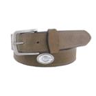 Men's Zep-pro Georgia Bulldogs Concho Crazy Horse Leather Belt, Size: 40, Brown