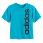 Boys 4-7x Adidas Vertical Tee, Size: 4, Turquoise/blue (turq/aqua)