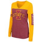 Women's Campus Heritage Iowa State Cyclones Distressed Graphic Tee, Size: Medium, Med Red