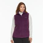 Plus Size Columbia Three Lakes Fleece Vest, Women's, Size: 3xl, Brt Purple