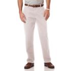 Men's Chaps Classic-fit Twill Flat-front Pants, Size: 36x34, Grey