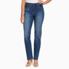 Women's Gloria Vanderbilt Amanda Embroidered Jeans, Size: 14 Avg/reg, Blue