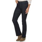 Women's Croft & Barrow&reg; Classic Curvy Bootcut Jeans, Size: 6, Dark Blue