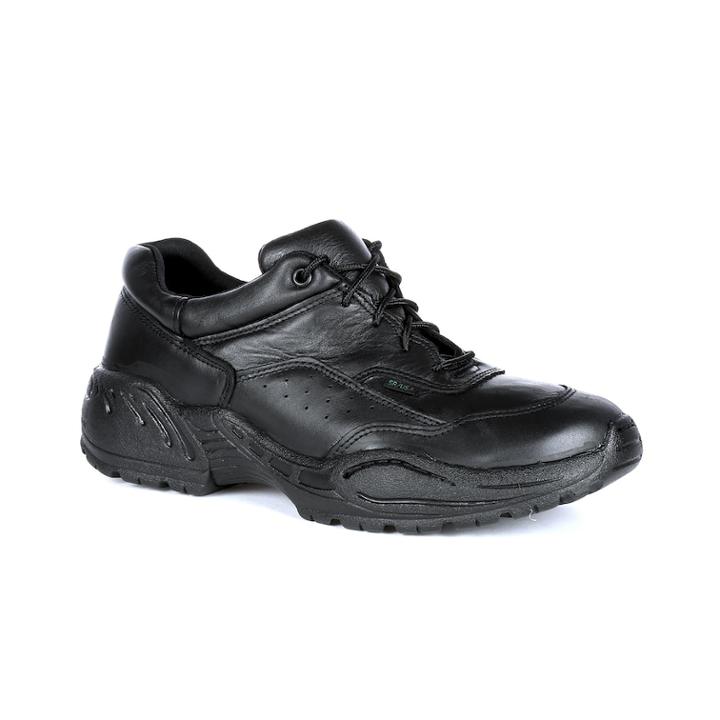 Rocky Postal Men's Oxford Water Resistant Utility Shoes, Size: 8.5 Wide, Black