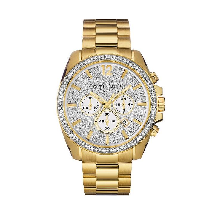 Wittnauer Men's Crystal Stainless Steel Chronograph Watch - Wn3051