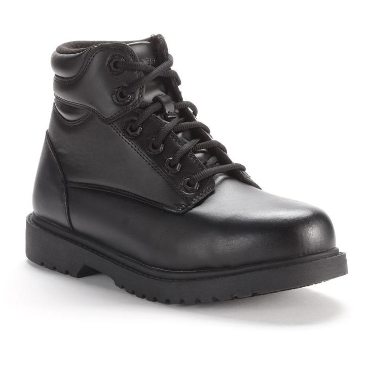Grabbers Kilo Men's Steel-toe Work Boots, Size: 11.5 Wide, Black