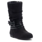 Jumping Beans&reg; Sammy Toddler Girls' Mid-calf Boots, Size: 10 T, Black