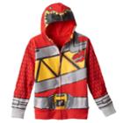Boys 4-7 Power Rangers Dino Charge Hoodie, Size: 4, Red