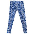 Girls 4-6x French Toast Printed Leggings, Girl's, Size: 4, Dark Blue