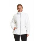 Plus Size Champion Hooded Puffer Ski Jacket, Women's, Size: 2xl, White